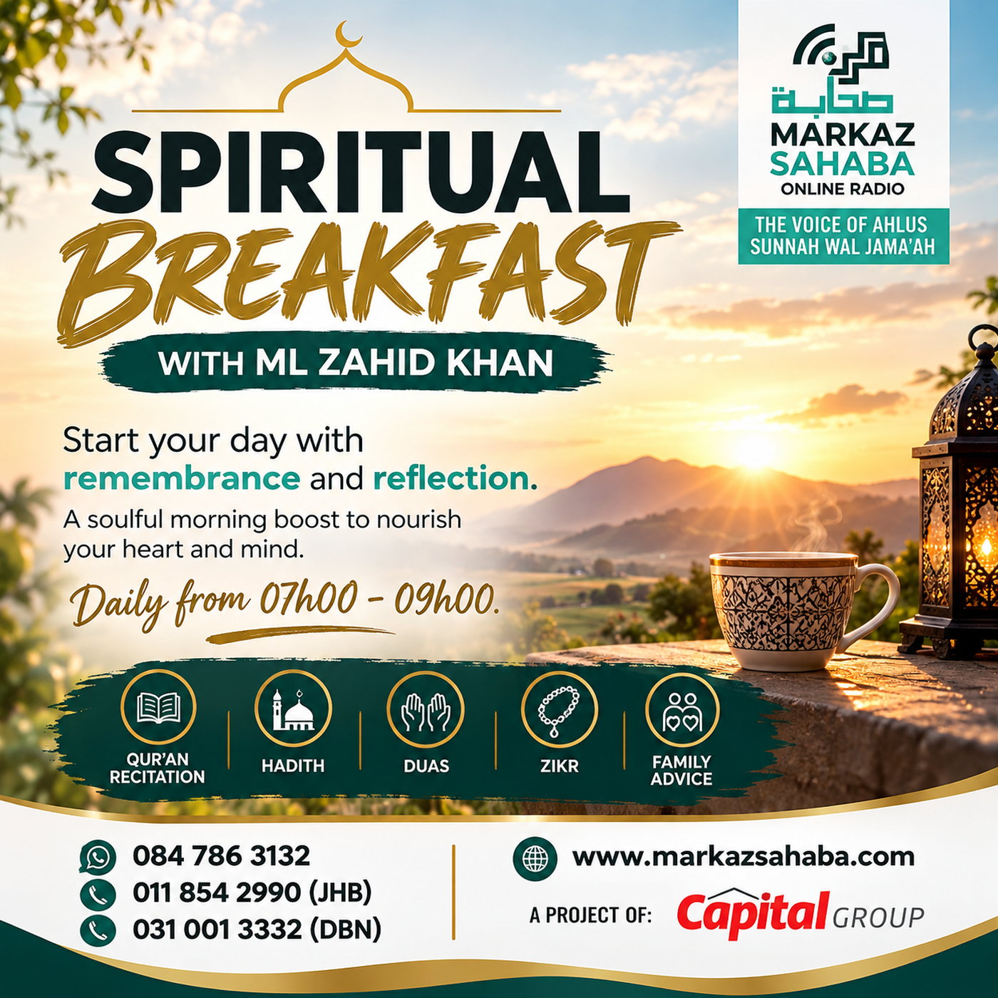 Spiritual Breakfast with Moulana Zahid Khan