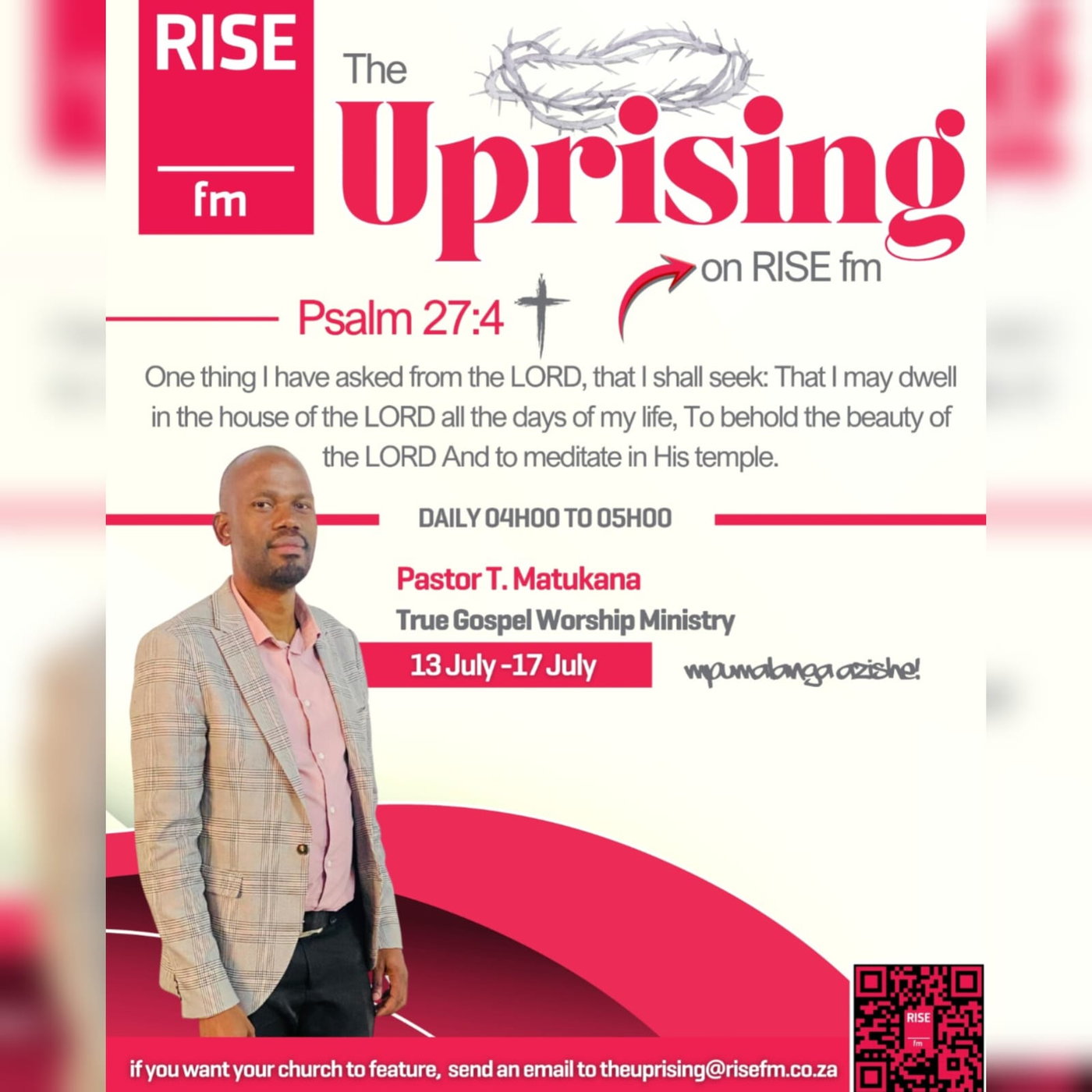 Pastor T Matukana - Friday 17072026 episode artwork