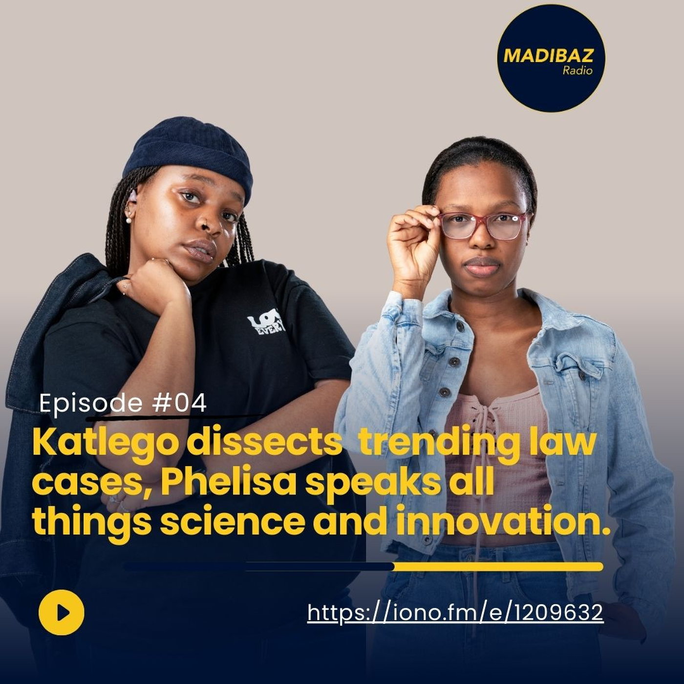 Katlego dissects trending law cases, Phelisa speaks all things science and innovation. episode artwork
