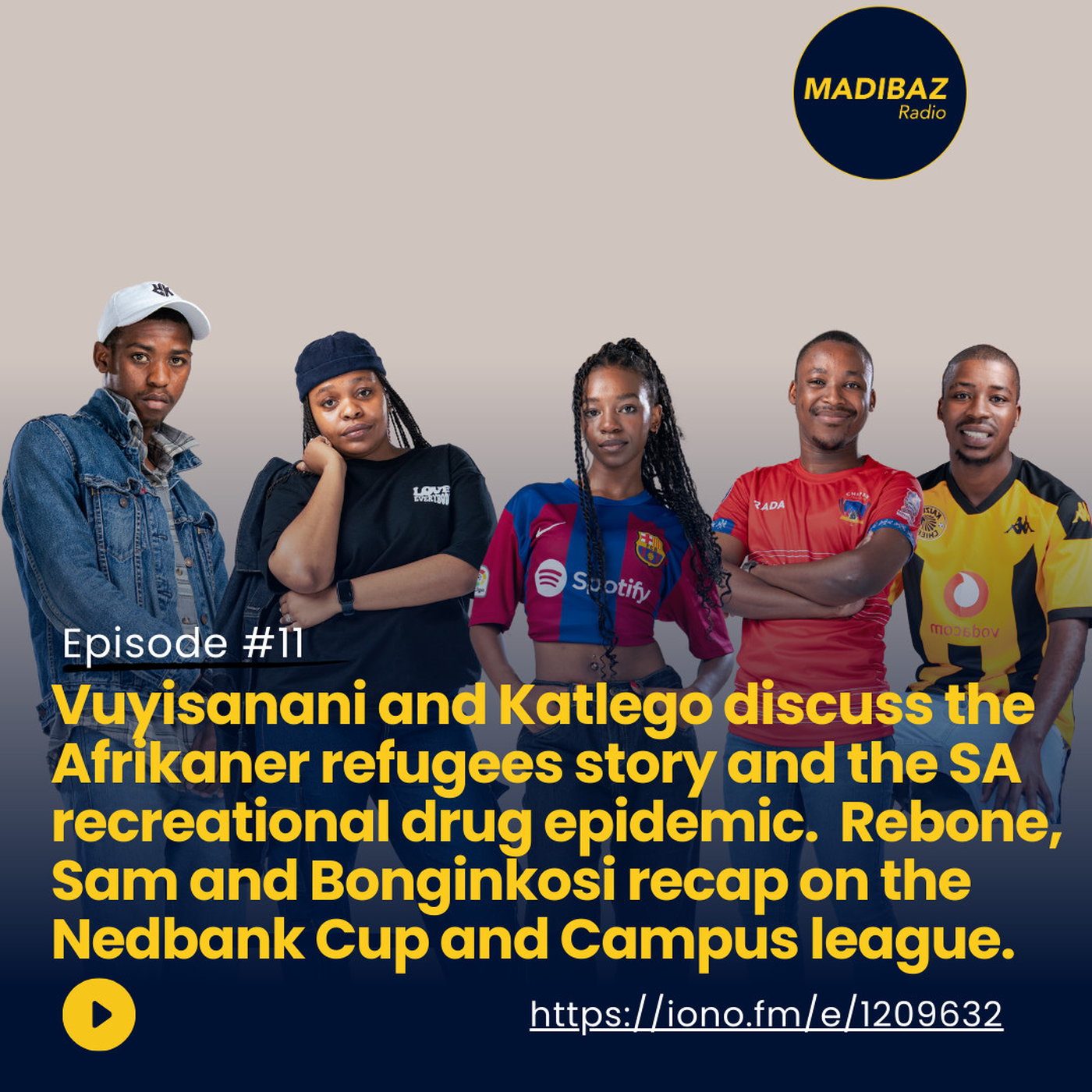 Vuyi and Kat discuss the Afrikaaner refugee and recreational drug use. Rebone and the team recap on all things sports. episode artwork