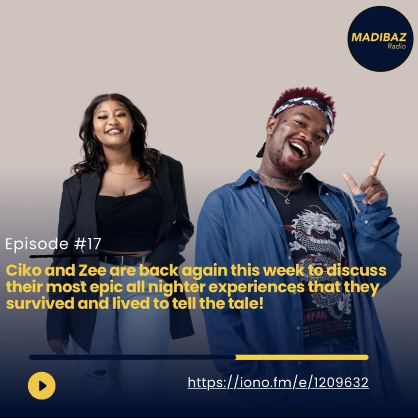 Ciko and Zee are back to discuss their epic all nighter experiences that they've survived and lived to tell the tale! episode artwork