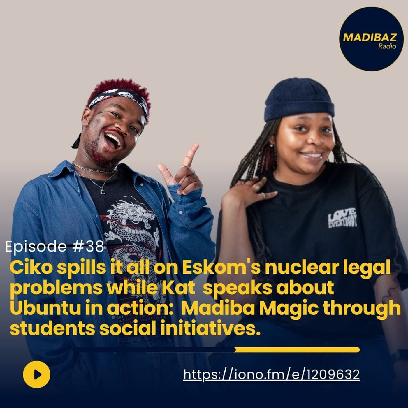 Ciko spills it all on Eskom's nuclear legal problems whilst Kat speaks Ubuntu in action and much more! episode artwork