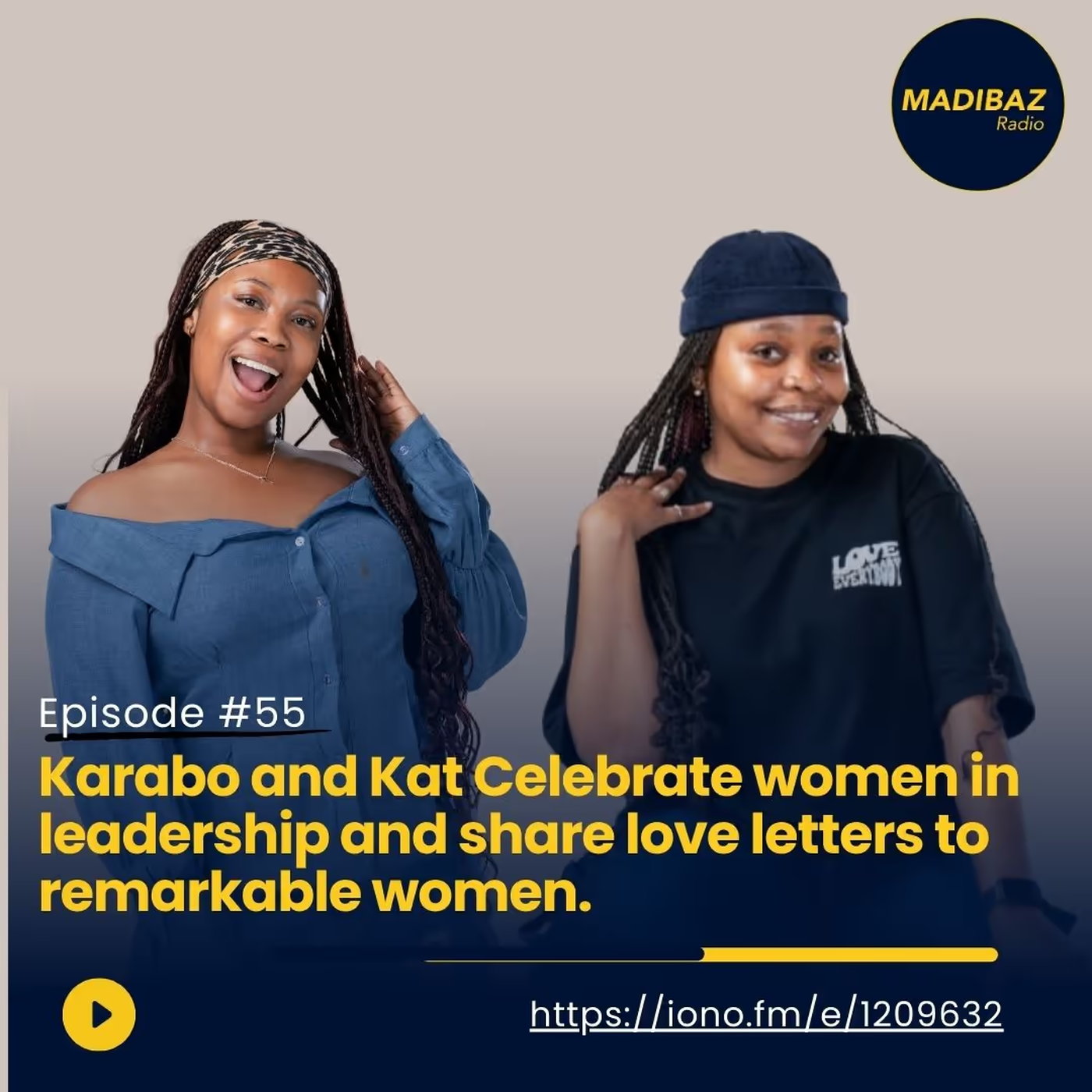 Karabo and Katlego celebrate women in leadership whilst Tshiamo and Rebone honour women sports icons and much more! episode artwork
