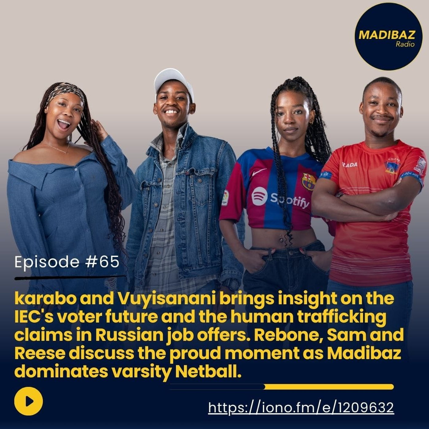 Karabo and Vuyi provide deep insight on the IECs plans for the future of voting. Rebone, Sam and Reese recap sports! episode artwork