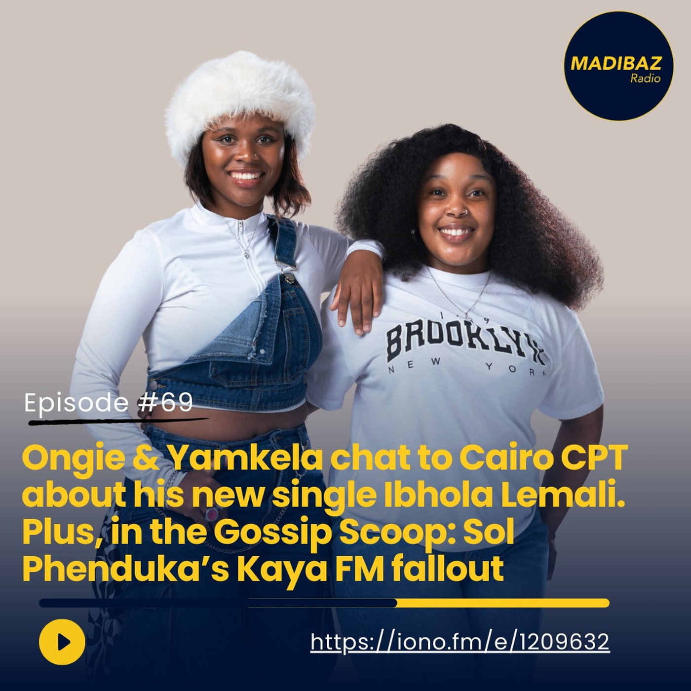 Ongie & Yamkela chat to Cairo CPT about his hot new single Ibhola Lemali. The Sol Phenduka situation and more! episode artwork