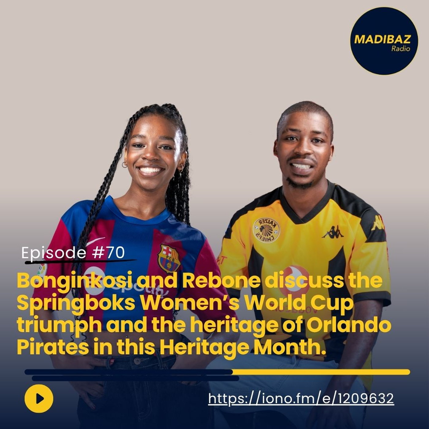Vuyi and Kat dive into the importance of culture. Rebone and Bonginkosi unpack the Springboks Women’s World Cup victory! episode artwork