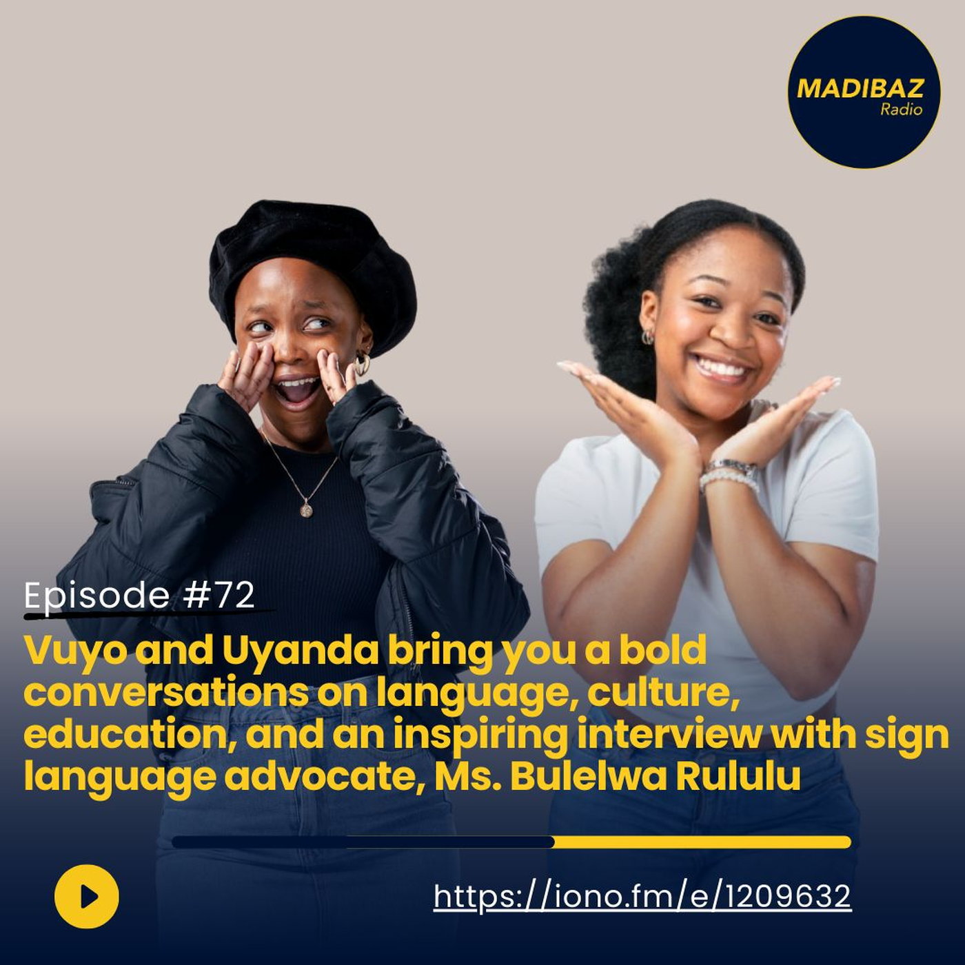Vuyo and Uyanda bring you a bold conversations on language, culture, and an inspiring interview with Ms. Bulelwa Rululu! episode artwork