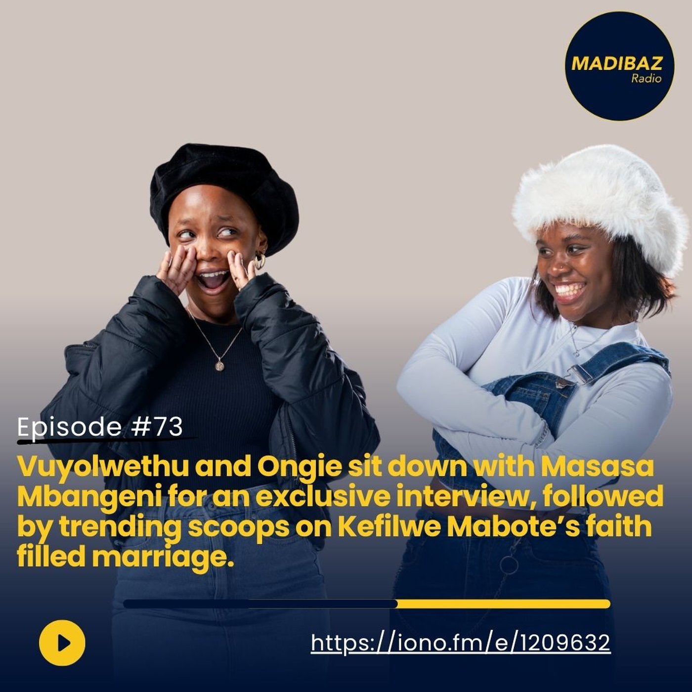 Vuyolwethu and Ongie sit down with Masasa Mbangeni for an exclusive interview, followed by trending scoops and more! episode artwork