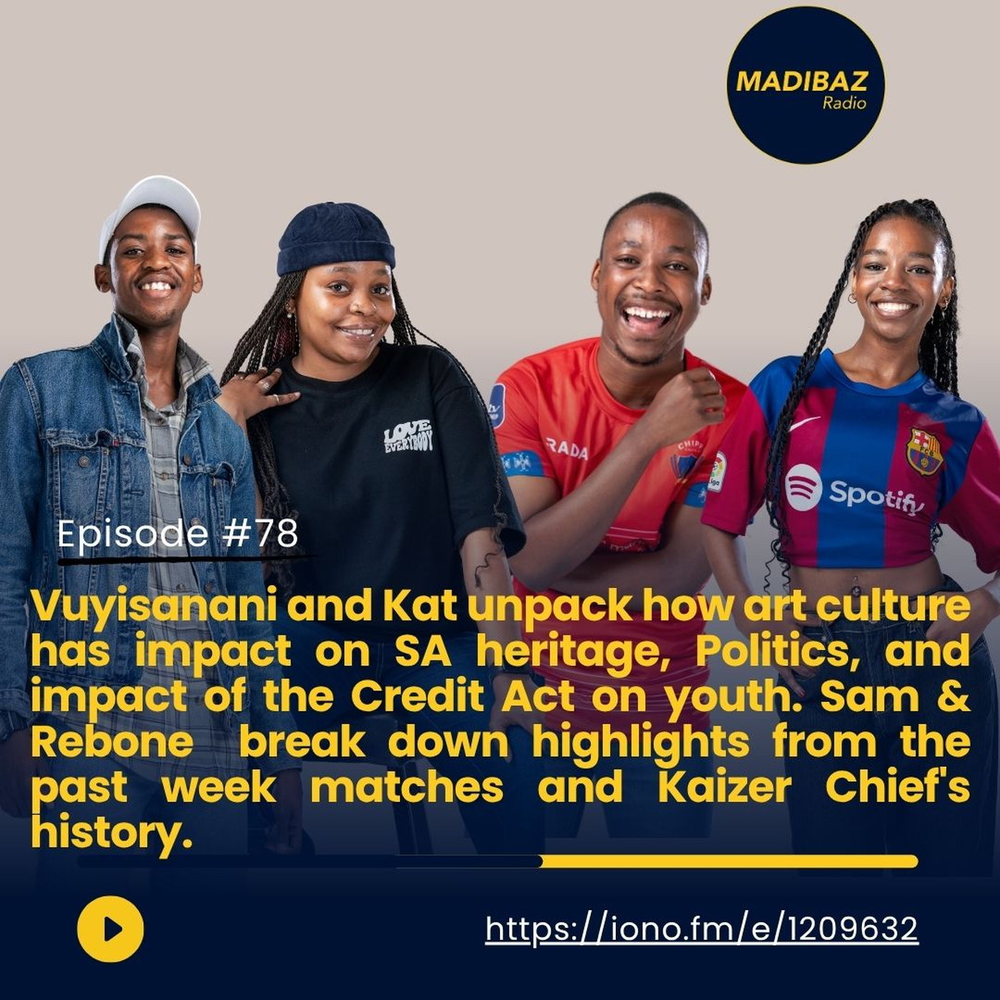Vuyisanani & Kat explore art, culture, and politics in SA heritage, and the Credit Act. Sam & Rebone analyze sports! episode artwork