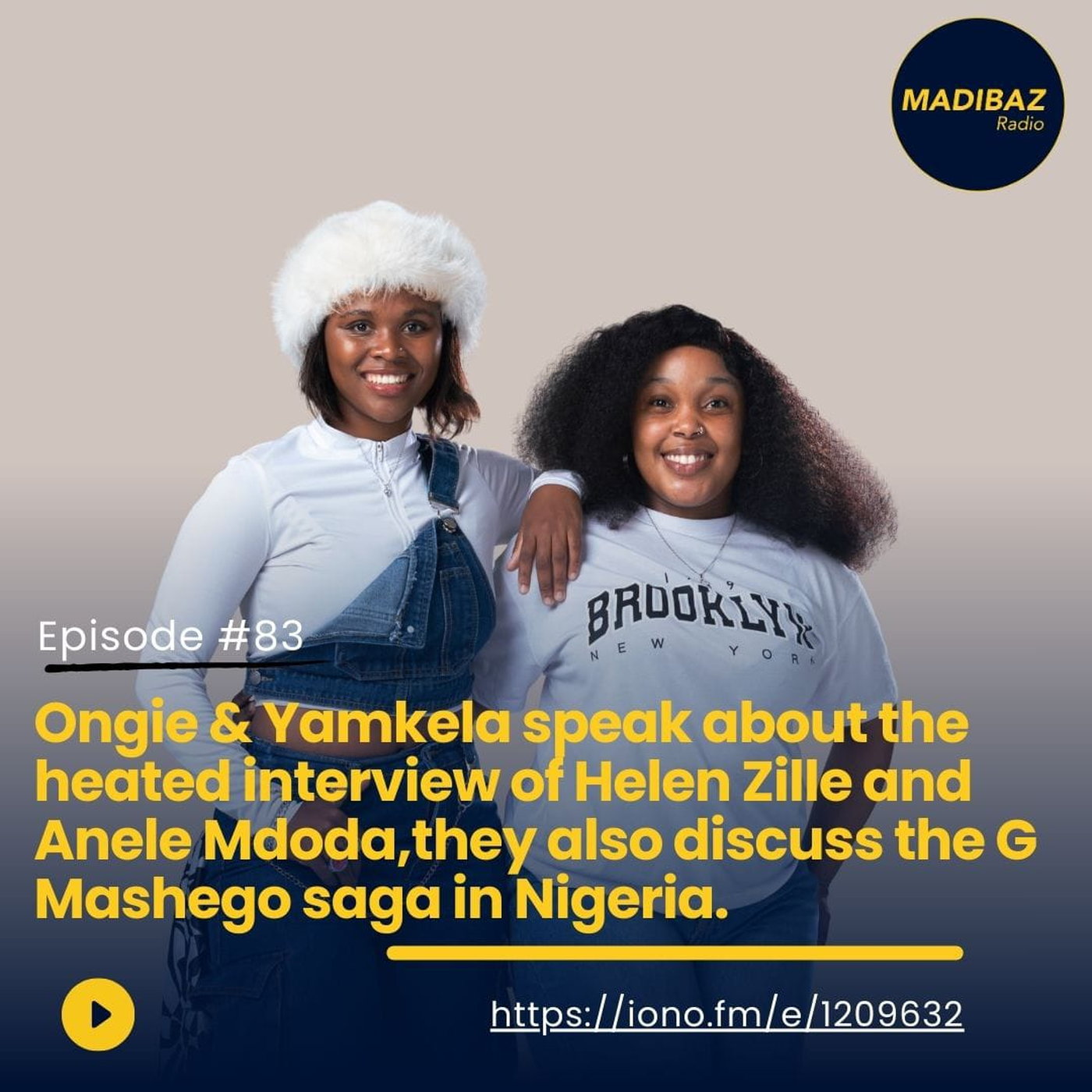 Ongie and Yamkela speak about the heated Hellen Zille and Anele Mdoda interview and also discuss the G Mashego Saga! episode artwork