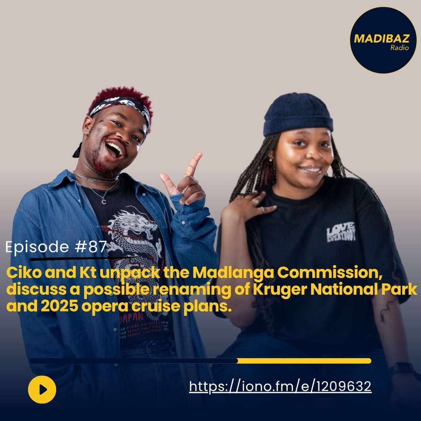 Ciko and Kat unpack the Madlanga commission, discuss a possible renaming of Kruger National park and 2026 opera cruise! episode artwork